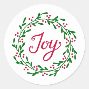 Joy Christmas Sticker