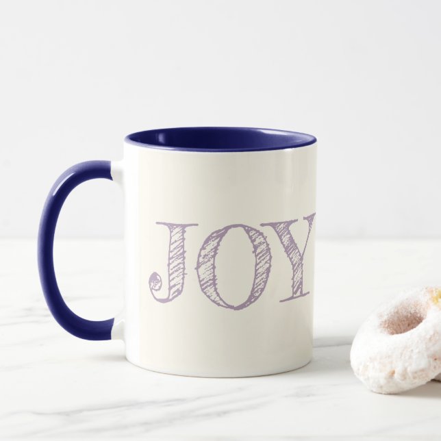 Joy Custom Color Tasse Weihnachtsgeschenk Tasse (Mit Donut)