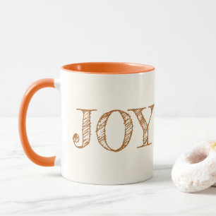 Joy Custom Color Tasse Weihnachtsgeschenk Tasse