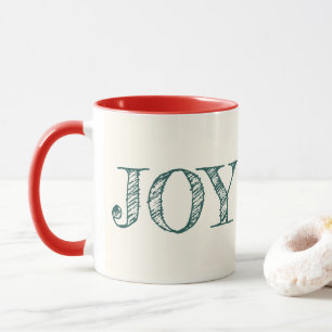 Joy Custom Color Tasse Weihnachtsgeschenk Tasse