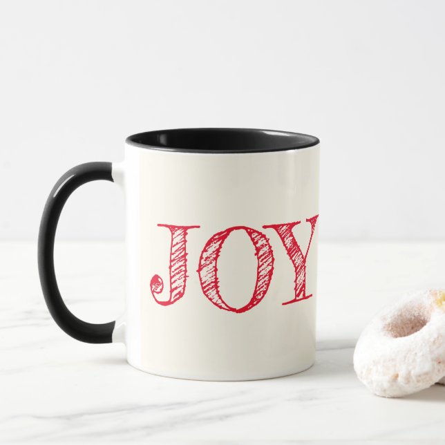 Joy Custom Color Tasse Weihnachtsgeschenk Tasse (Mit Donut)