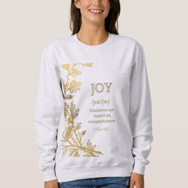 Joy Definition Sweatshirt (Vorderseite)