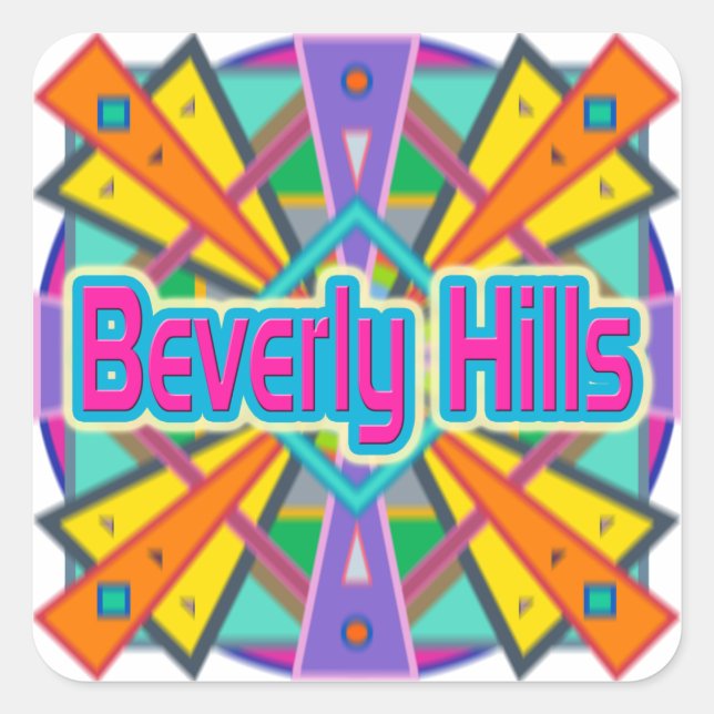 Joy Design "Beverly Hills" Stickers (Vorderseite)