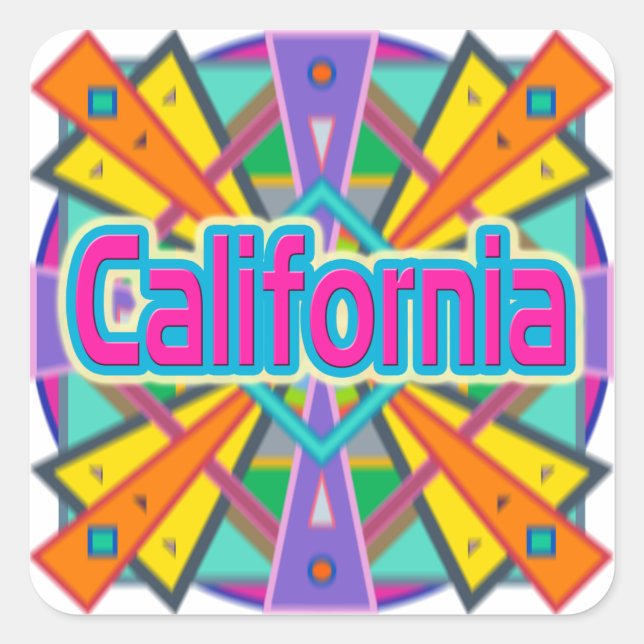 Joy Design "California" Stickers (Vorderseite)