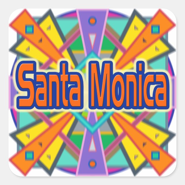 Joy Design Sticker "Santa Monica" (Vorderseite)