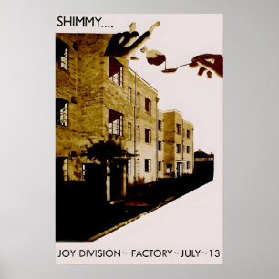 Joy Division 1979 Factory Konzert Poster Druck 1