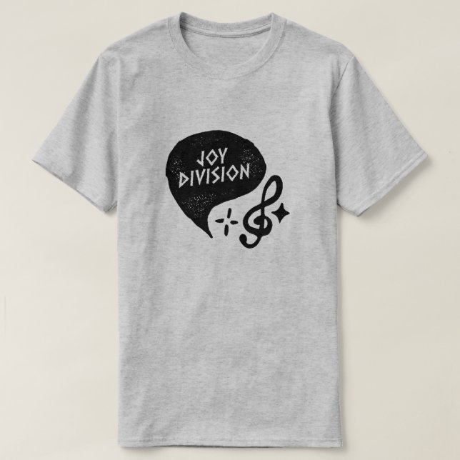 JOY DIVISION BAND MERCH MUSIKNOTE T-Shirt (Design vorne)