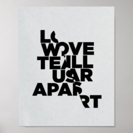 Joy Division Love Will Tear Us Apart Poster