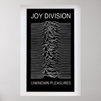 Joy Division, Unknown Pleasures Vintage-Album Poster