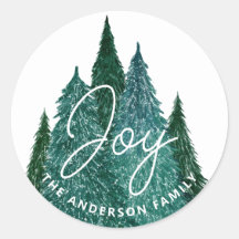 Joy Evergreen Weihnachten | Winterfeiertag Tannenb