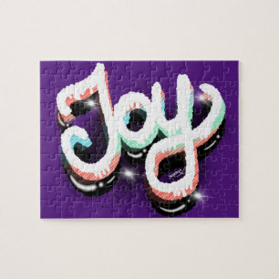 Joy Faith Street Art Hand Lettering Puzzle