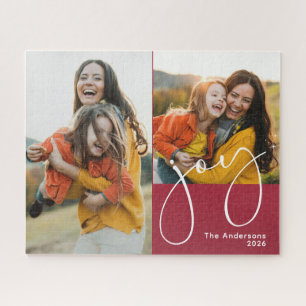 Joy Family 2 Foto Weihnachten Puzzle