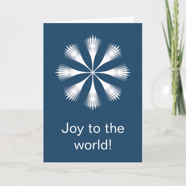 Joy! Feiertagskarte (Vorderseite)