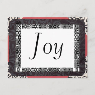 Joy! Feiertagspostkarte