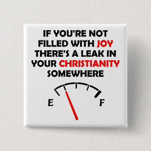 Joy Fill Christlich Quotes Redewendungen Button
