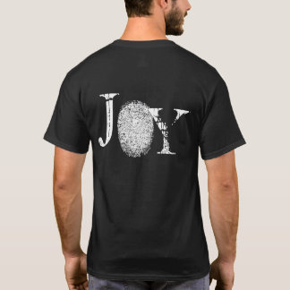 Joy Fingerprint Graphic Dark Mens T - Shirt