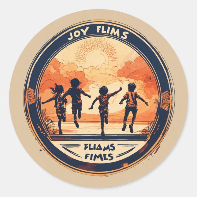 Joy Flims Aufkleber (Vorderseite)