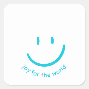 Joy for World Smiley Sticker