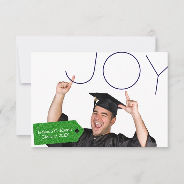 Joy Foto - Ankündigung von 3x5 Abschlüssen (Vorderseite)