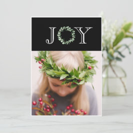 Joy Foto Elegante Weihnachten Personalisiert