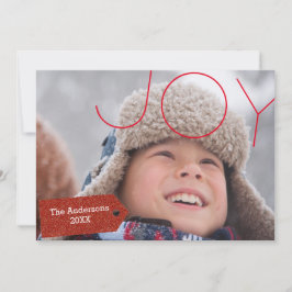 Joy Foto - Weihnachtskarte Feiertagskarte