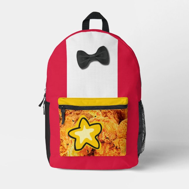 Joy Fried Chicken Fun Backpack Bedruckter Rucksack (Vorderseite)