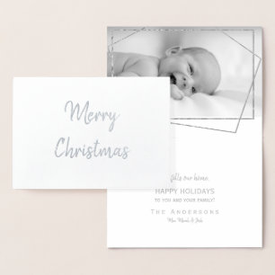 Joy füllt unsere Zuhause New Baby Foto Foil Folienkarte