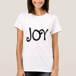 Joy Funny Typografy Happy Inspirational T-Shirt