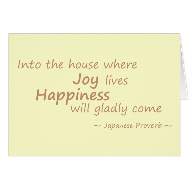 Joy, glücklich gelb (Vorderseite (Horizontal))