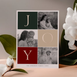 JOY Grid Foto Folien Feiertagskarte