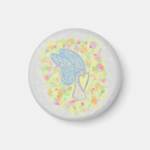 Joy Guardian Angel Art Custom Kühlschrankmagnet Magnet