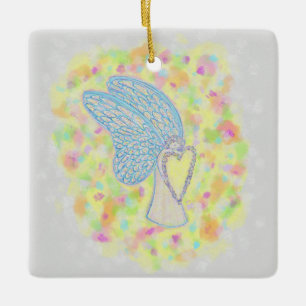 Joy Guardian Angel Custom Holiday Geschenk Ornamen Keramikornament