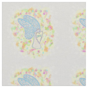 Joy Guardian Angel Fabric Kunstmaterial Stoff