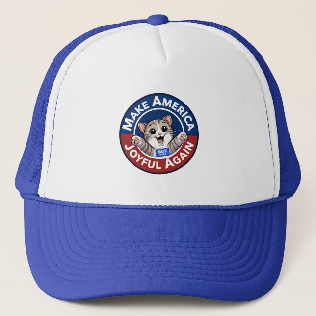 JOY HARRIS WALZ 2024 HAT TRUCKERKAPPE (Vorderseite)