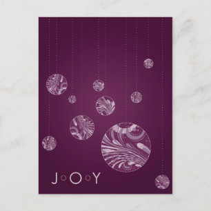 JOY Holiday Card Feiertagspostkarte