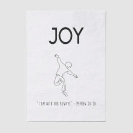Joy - I am with you always Seidenpapier