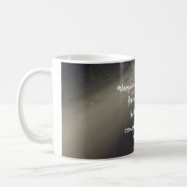 Joy in the Morning Bible Verse Kaffeetasse