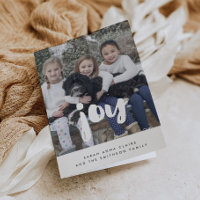 Joy Inspirational Christmas Family Foto