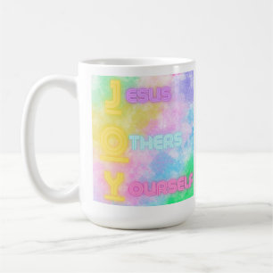Joy, Jesus, andere, du selbst Kaffeetasse