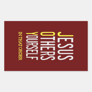 JOY - Jesus, andere, Sie selbst - Sticker