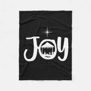 Joy Jesus Nativity Scene Cool Weihnachten Weihnach Fleecedecke