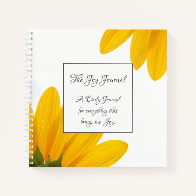 Joy Journal Notebook Notizbuch (Vorderseite)
