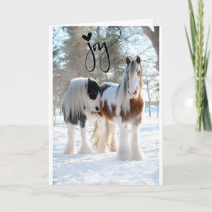 JOY JOY JOY AND WONDERFUL TIME OF THE YEAR FEIERTAGSKARTE