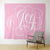 JOY Kalligrafie-Lettering Ruhig Glücklich Rosa