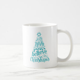 Joy Liebe Friede glaube Weihnachten Tasse