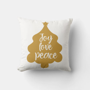 Joy Liebe Peace Tree Kissen