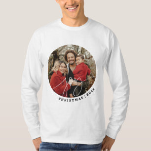 Joy Minimalistisch Family Christmas 2024 Weihnacht T-Shirt
