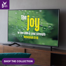 JOY OF THE LORD Christlich Frame Art for TV
