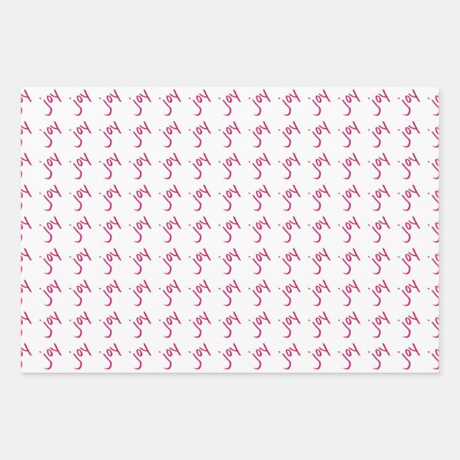 Joy on paper geschenkpapier set (Vorderseite)