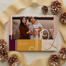 Joy Overlay Modernes Blush Color Block Family Foto